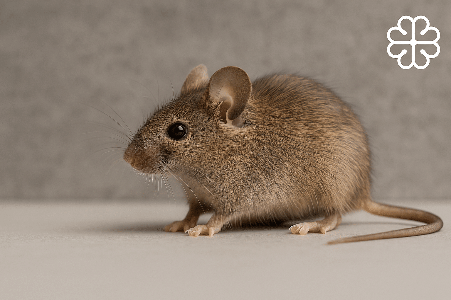 Souris photographiée de près, typique d’une infestation traitée par un exterminateur à Montréal